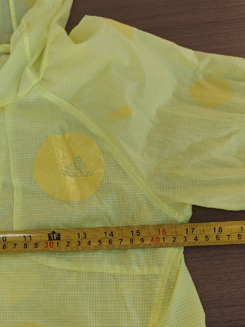 adidas Yellow Kids Jacket with Logo - Picture 9 of 12